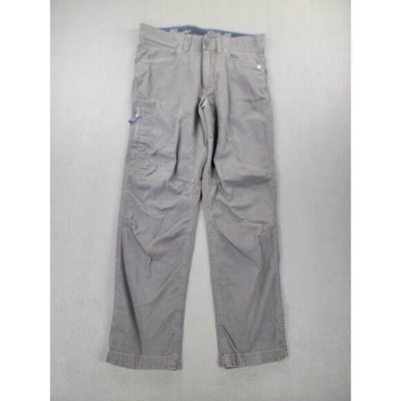 Eddie Bauer Hiking Pants Mens 34x30 Gray First Ascent Utility Pocket Stretch - Picture 1 of 14
